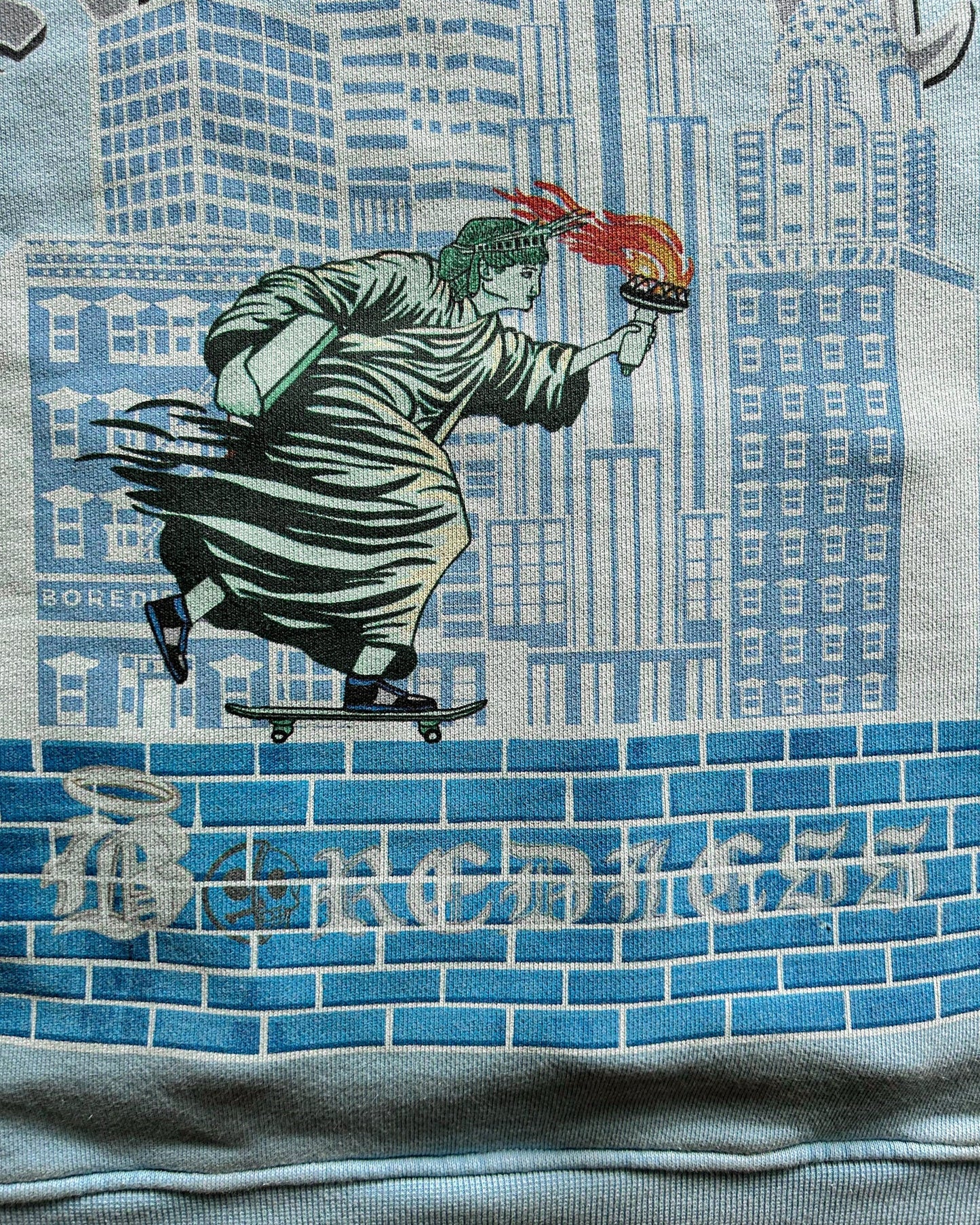 NYC blue hoodie