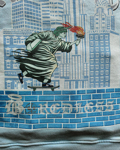 NYC blue hoodie