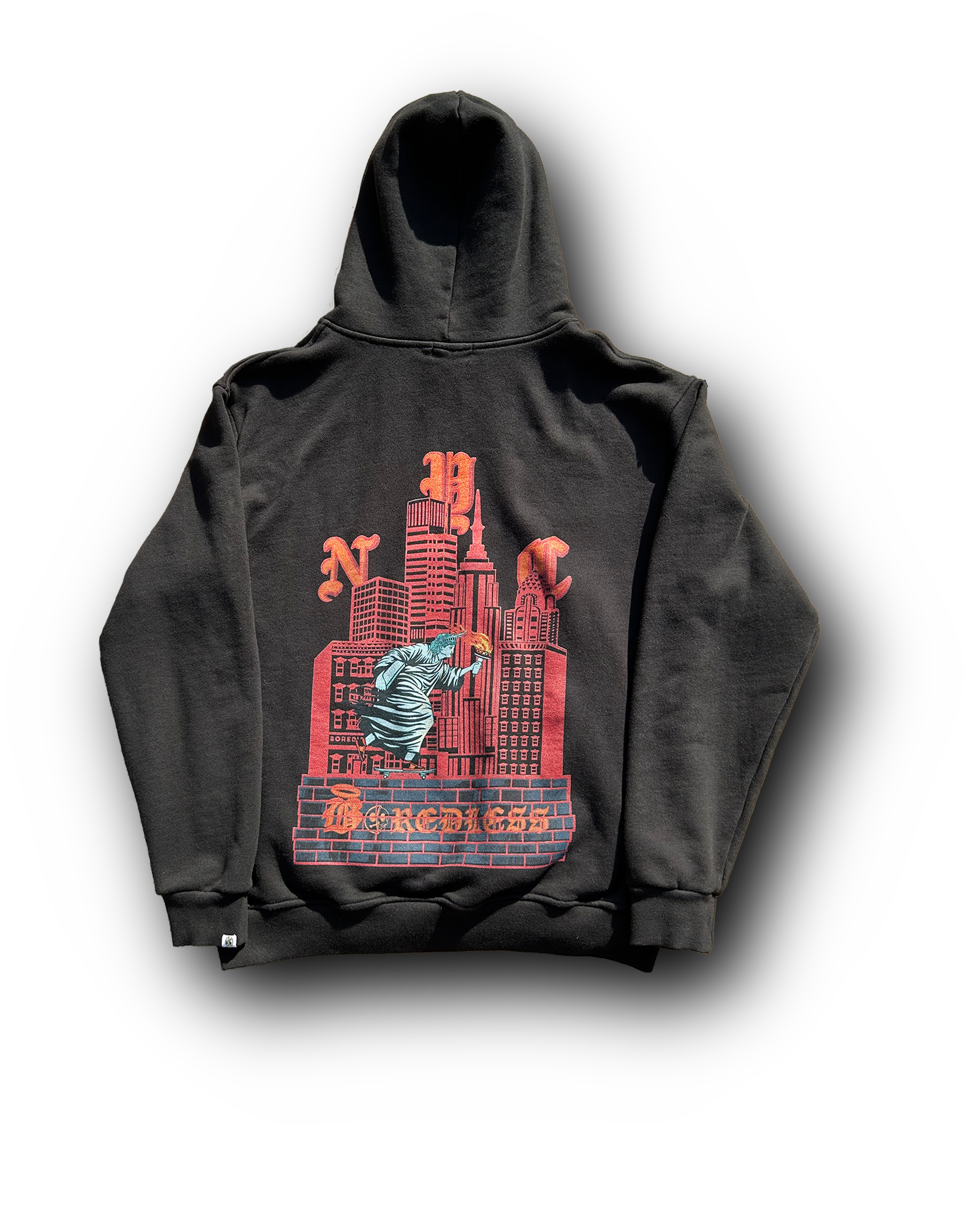 Crimson night Nyc hoodie