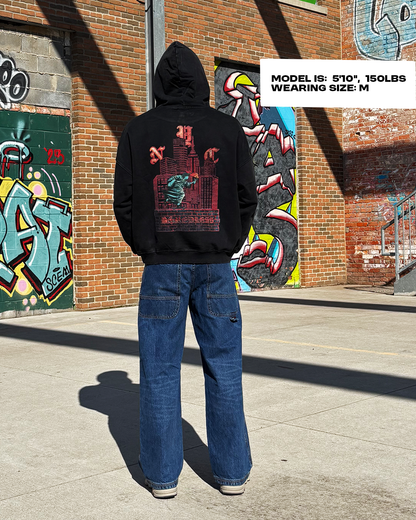 NYC black hoodie