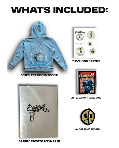 NYC blue hoodie